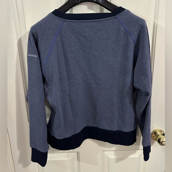 Columbia Women’s Large Heathered Honey Two Tone Pullover Sweater - Picture 3 of 8